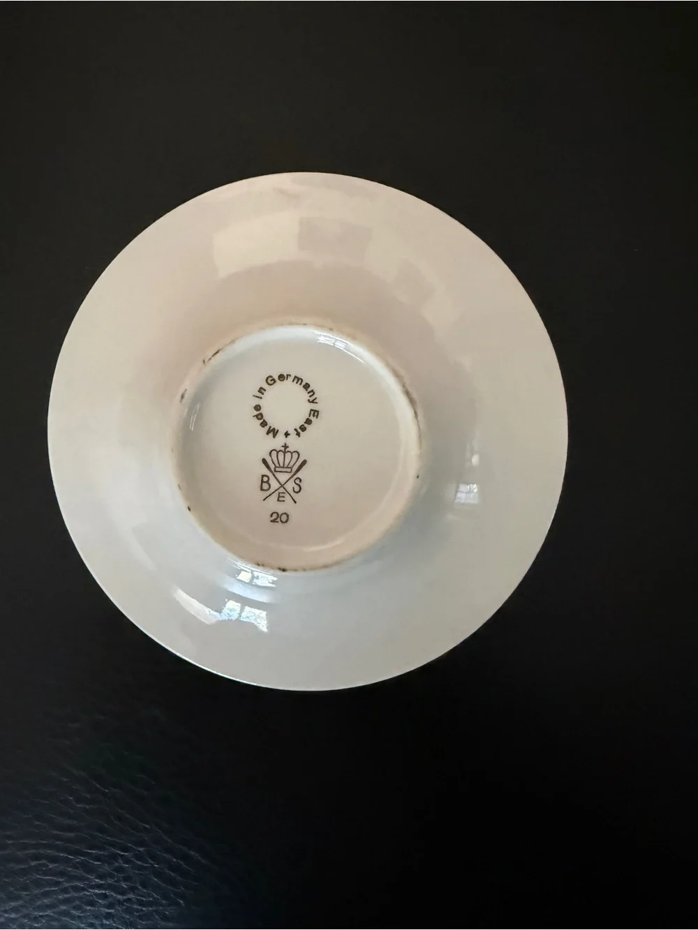 Yellow and Gold Porcelain Saucer - Decorative Home Dining Plate